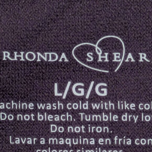 Rhonda Shear Lace Overlay Tank Cami Womens L Purple Layering Whimsigoth Y2K - Picture 6 of 7